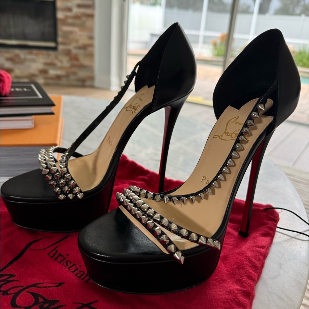Beautiful Red bottoms. Size 37.5